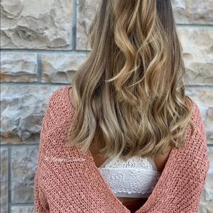 altar’d state open back, knotted knit sweater.